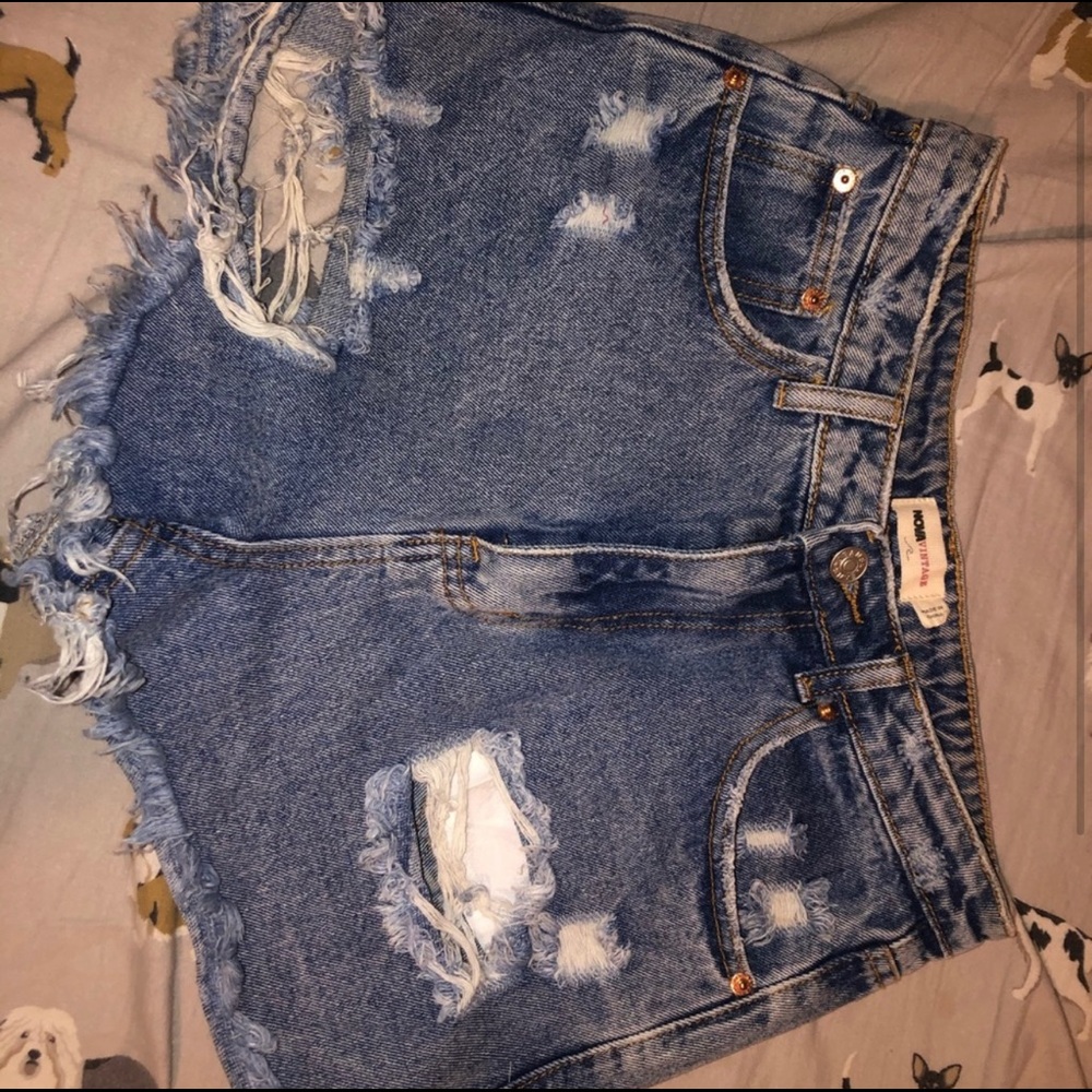 Fashion Nova Nova Vintage distressed shorts